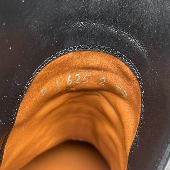 VALENTINO Garavani Black Leather Rockstud Moto Ankle Booties - IT 39/US 9 - Picture 8 of 11